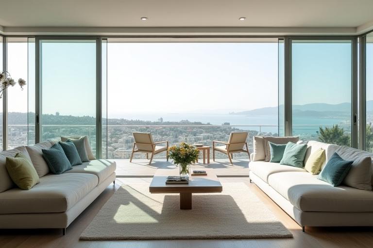 Μοντέρνο διαμέρισμα με θέα στην πόλη, κατάλληλο για μακροχρόνια μίσθωση στην Κρήτη